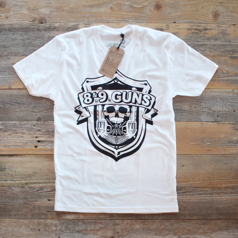 89 Guns T Shirt White