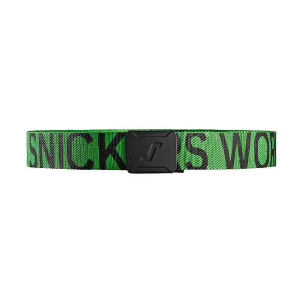 9004 3704 Logo Belt - Apple Green/Black