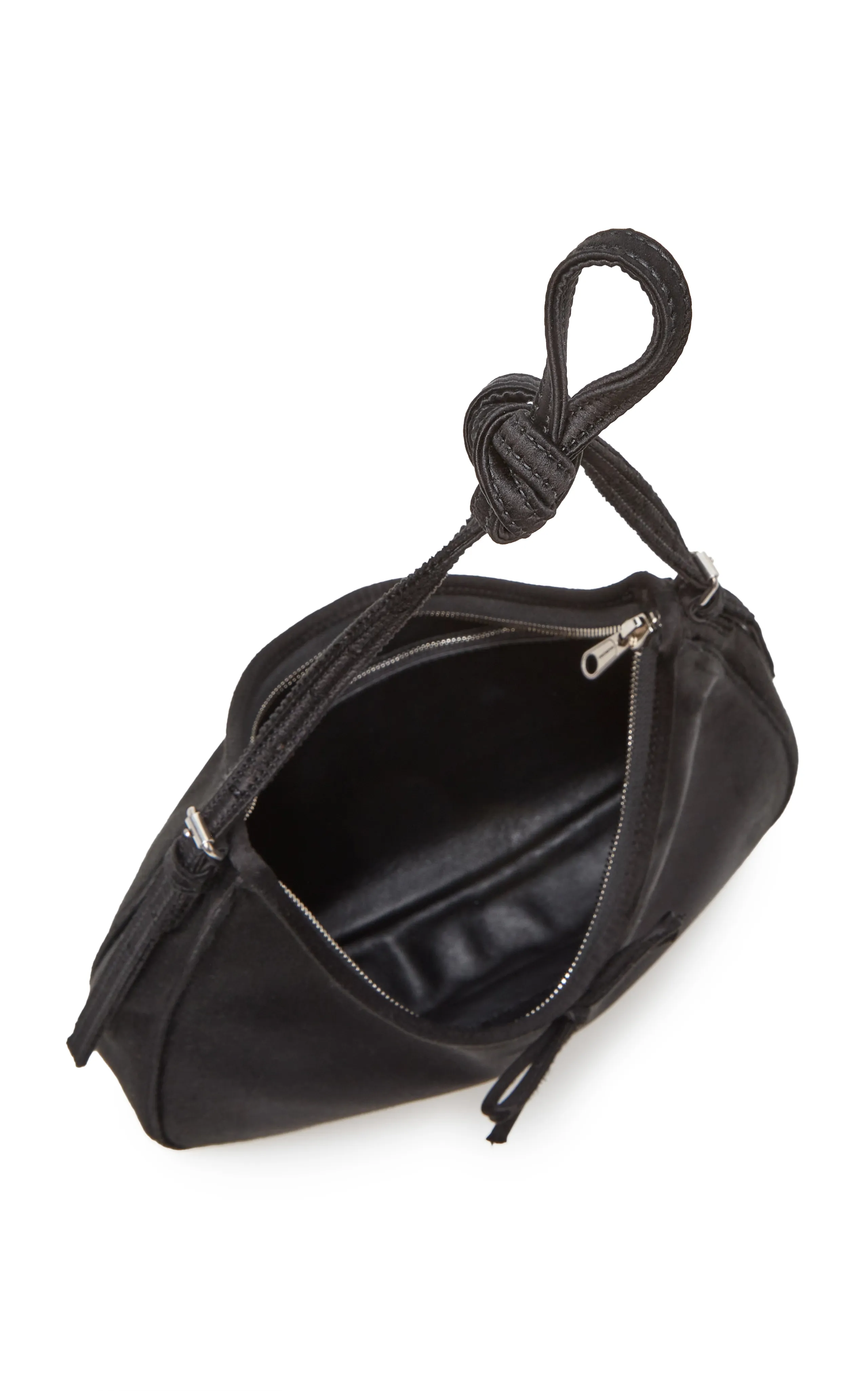 Balenciaga Leopolda Satin Hobo Bag