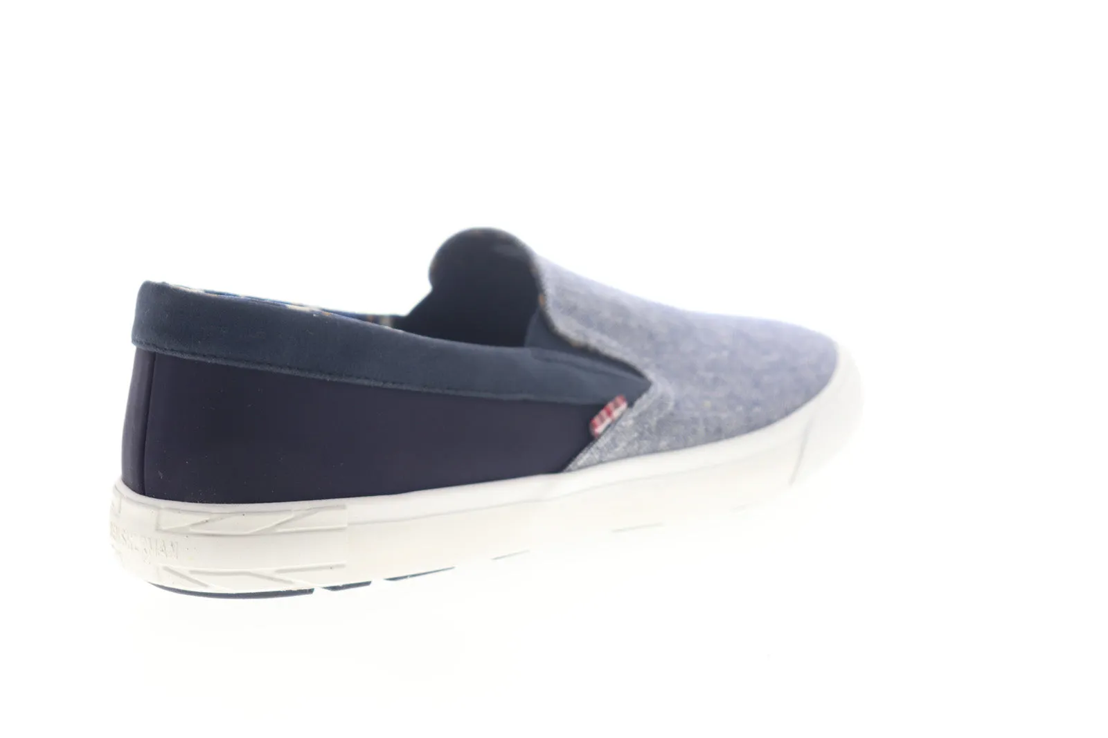 Ben Sherman Percy Slip On BNM00104 Mens Blue Canvas Lifestyle Sneakers Shoes