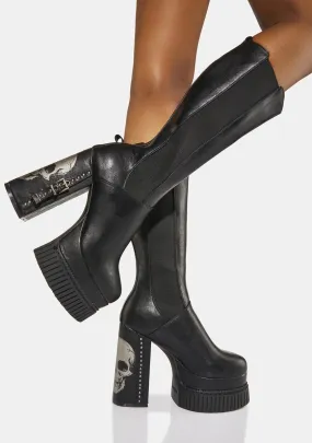 Daunting Knee High Boots-