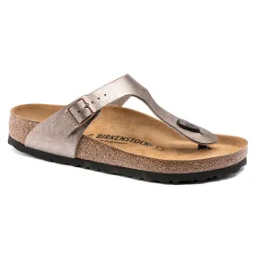 Gizeh Birko-Flor Toe Post Sandal in Graceful Taupe  