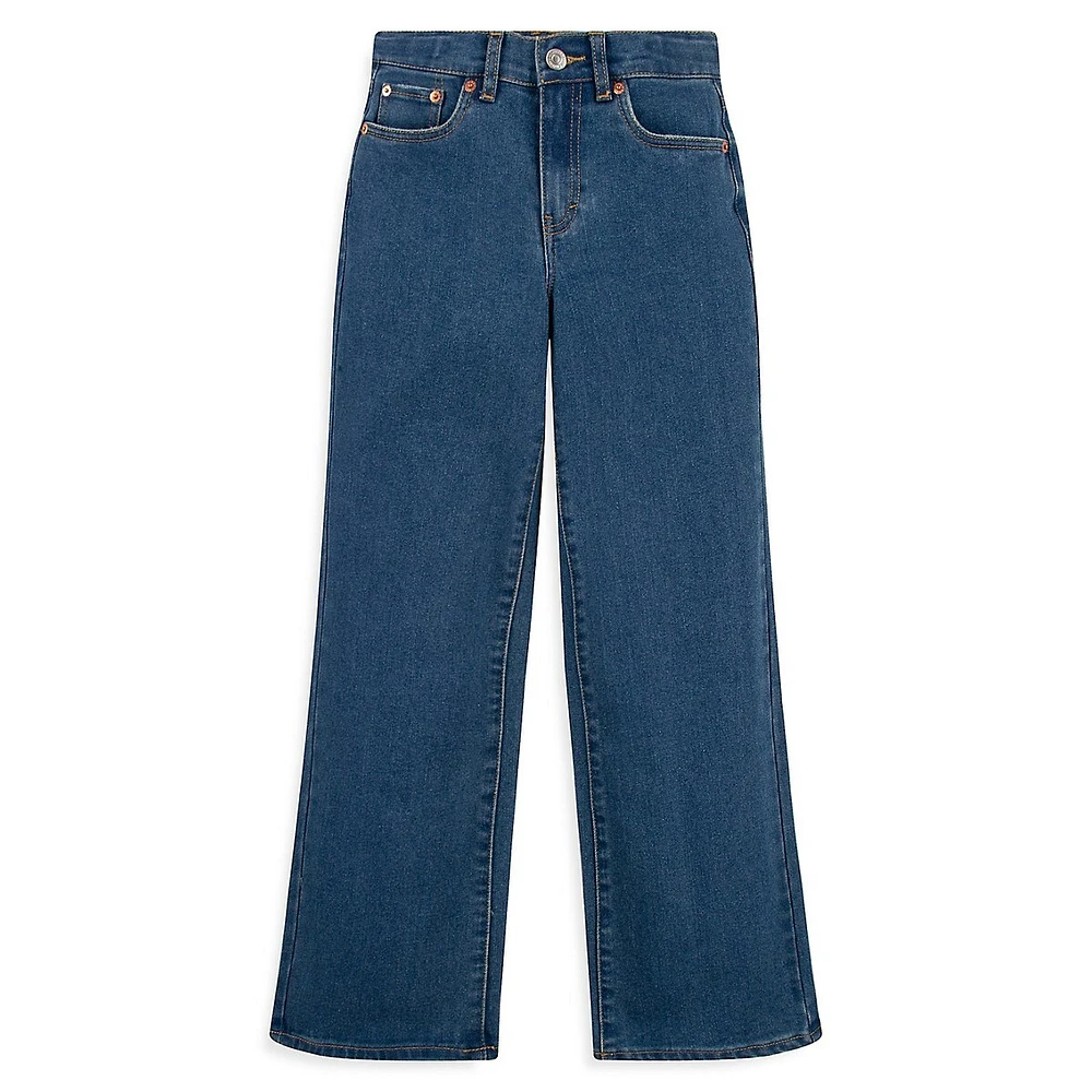 Hudson's Bay Little Girl's Wide-Leg Jeans