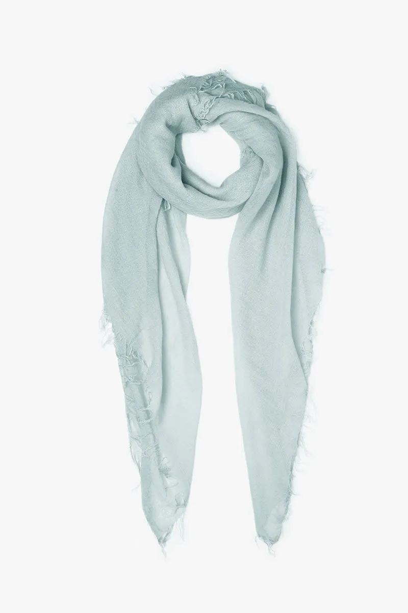 Iceberg Grey Cashmere and Silk Scarf