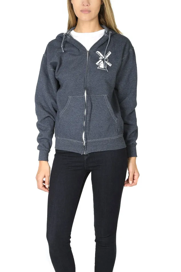 Japanese Windmill Hoodie Navy