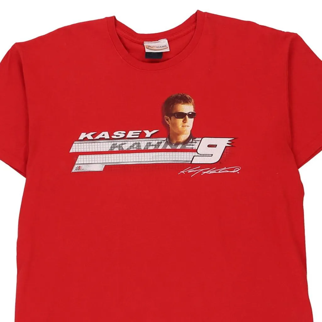 Kasey Kahne Chase Authentics Nascar T-Shirt - Large Red Cotton