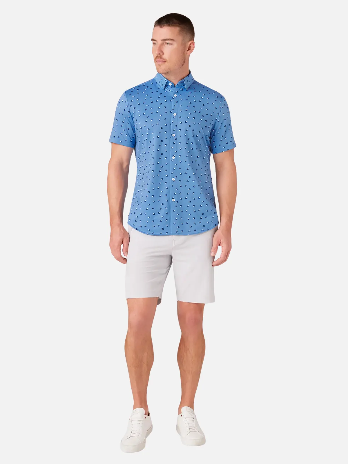 Mizzen + Main Halyard SS Dress Shirt - Provence Floral
