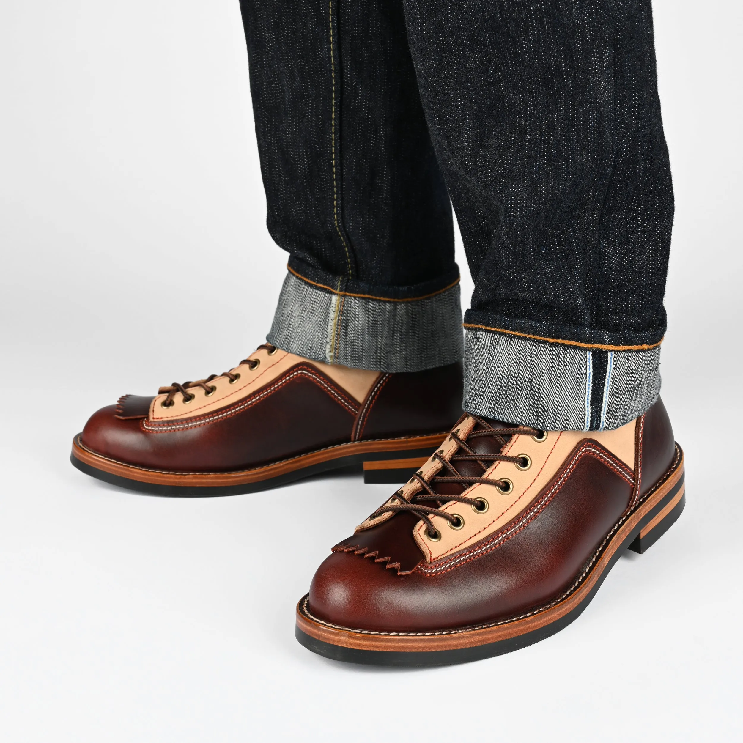 Model 007 Boot In Black/Cherry (Last Chance, Final Sale)