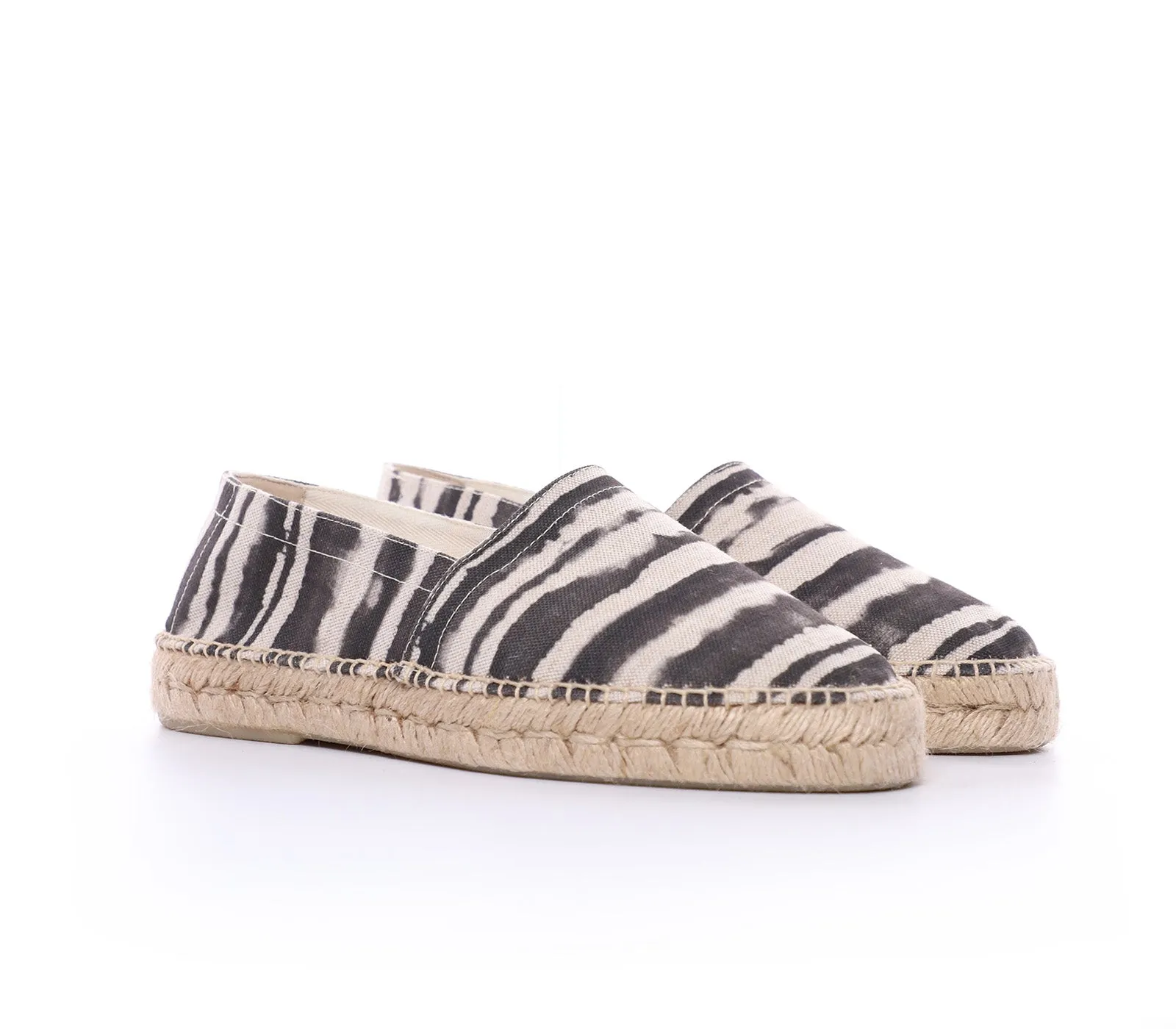 Pare Gabia   Anitz Tie & Dye Black Espadrille/Sandal (men)