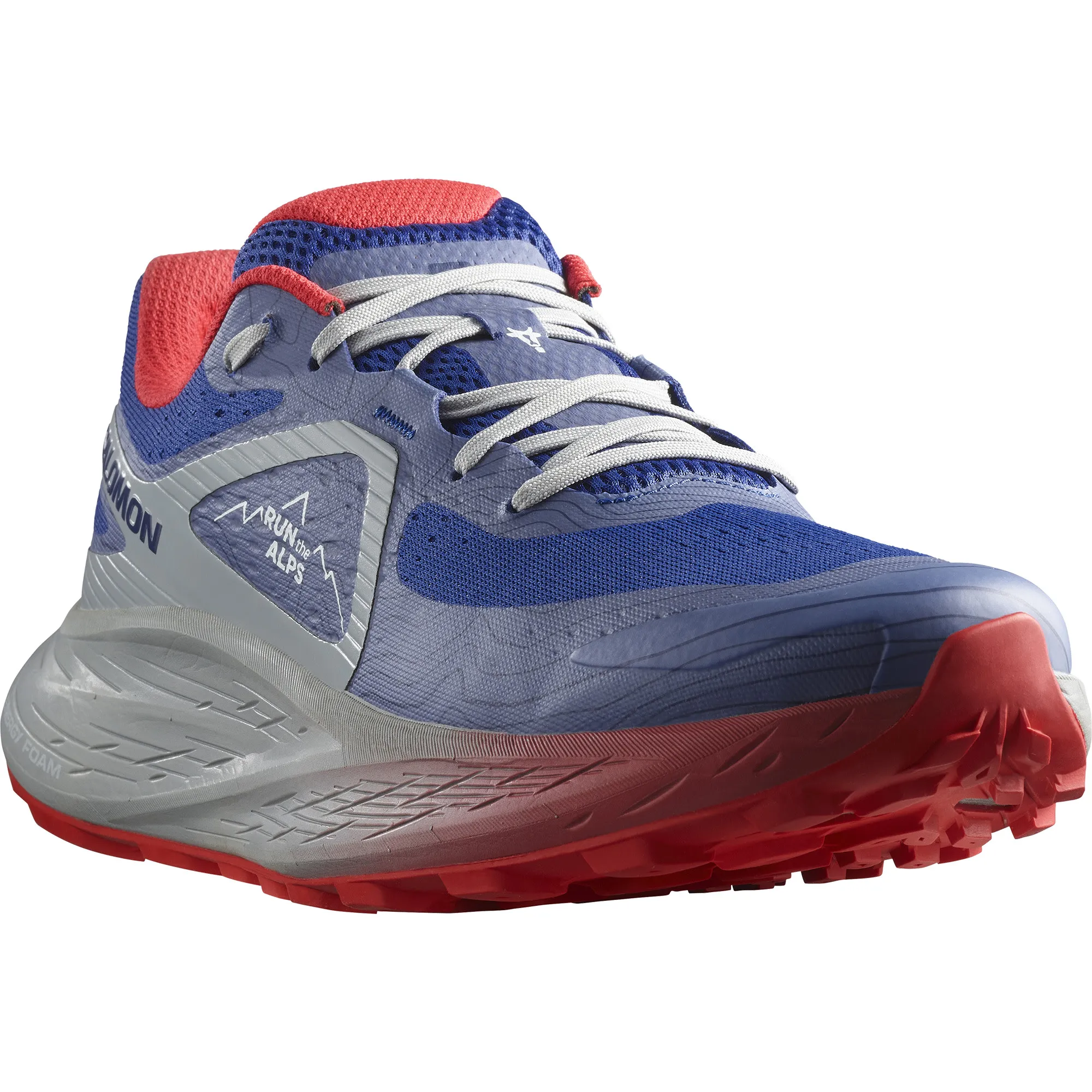 Salomon Unisex Glide Max TR Run The Alps Surf The Web/Quarry/High Risk Red | Buy Salomon Unisex Glide Max TR Run The Alps Surf T