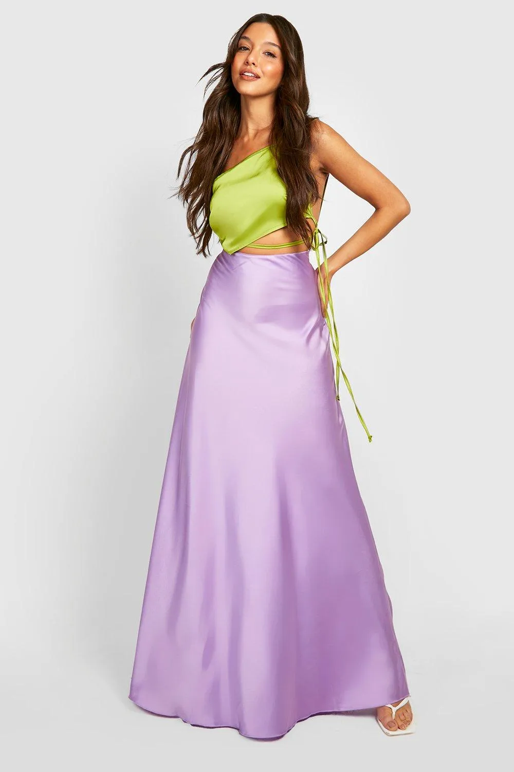 Satin Maxi Skirt