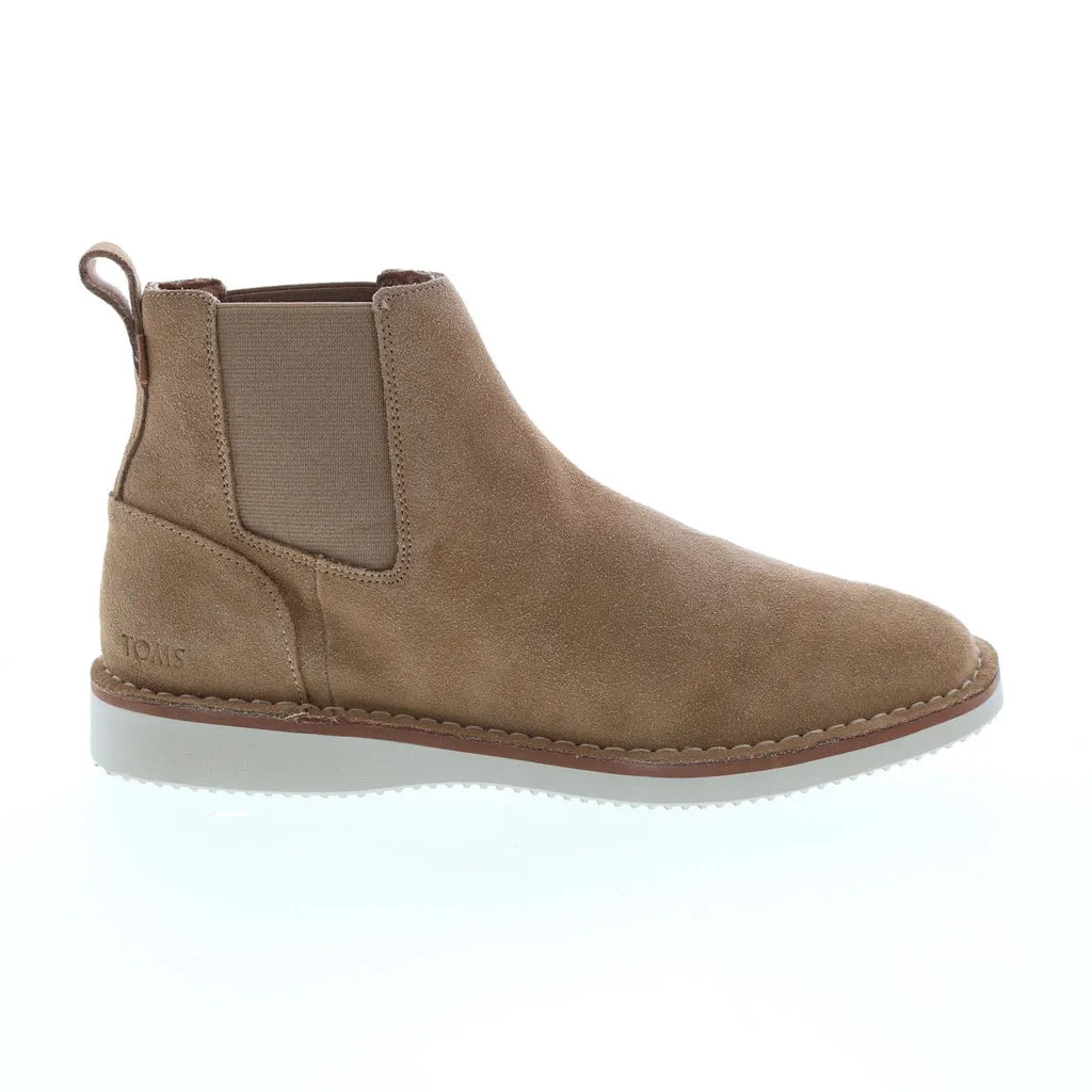 Toms Skyline 10015926 Mens Brown Suede Slip On Chelsea Boots