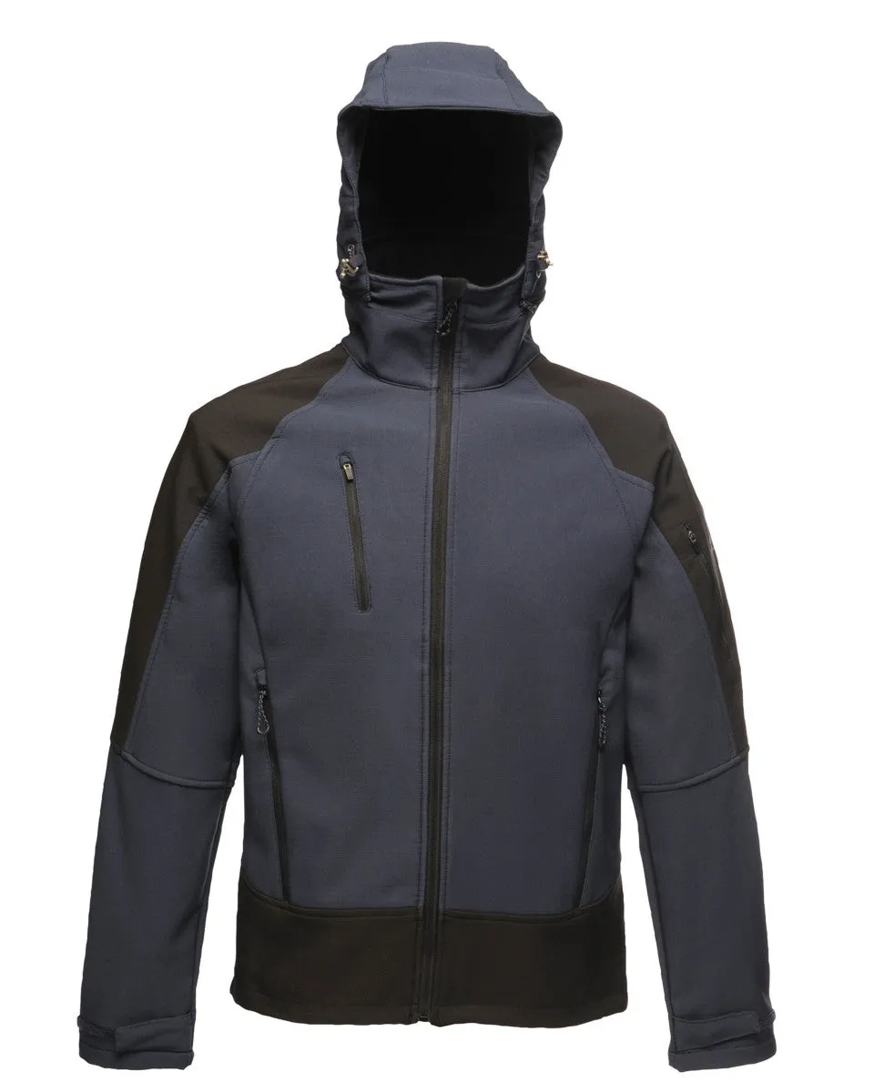 TRA682 Regatta Xpro Men's Powergrid 3-Layer Hooded Softshell