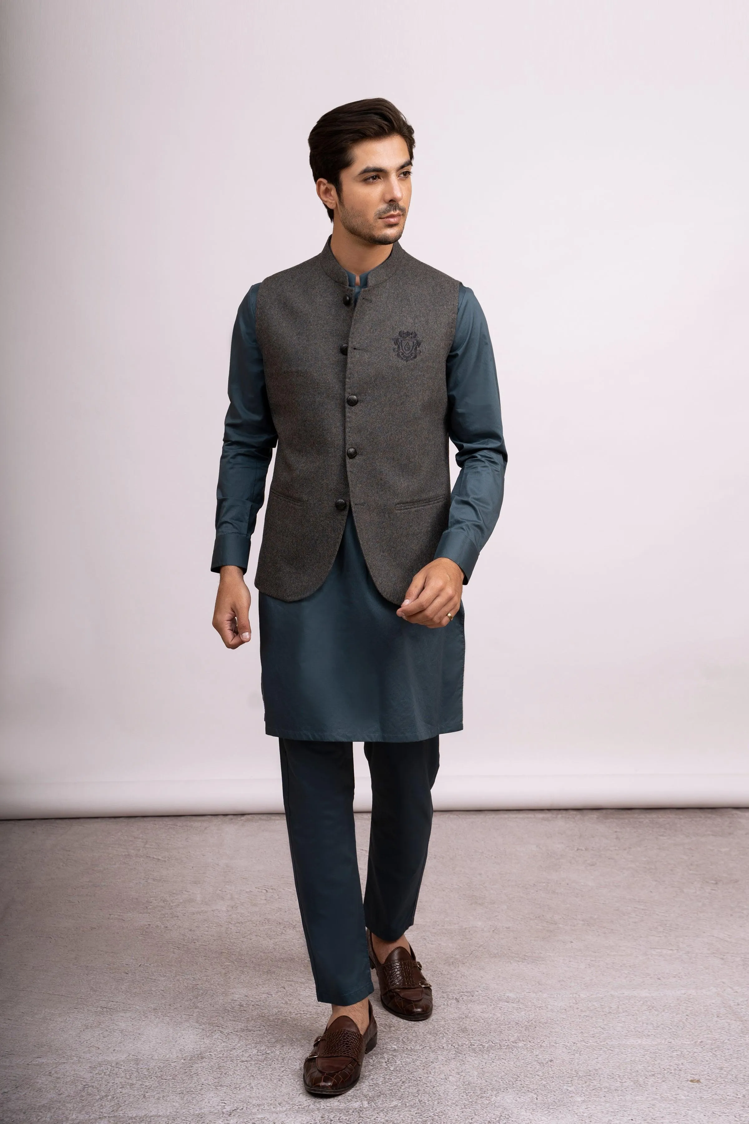 WAIST COAT DARK GREY