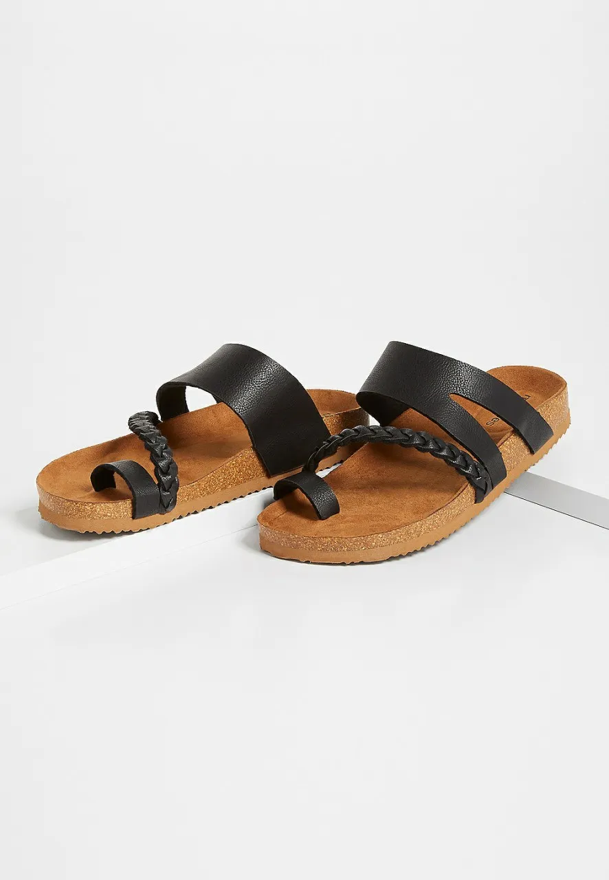 Women Maurices Sandals | Lily Strappy Toe Loop Sandal