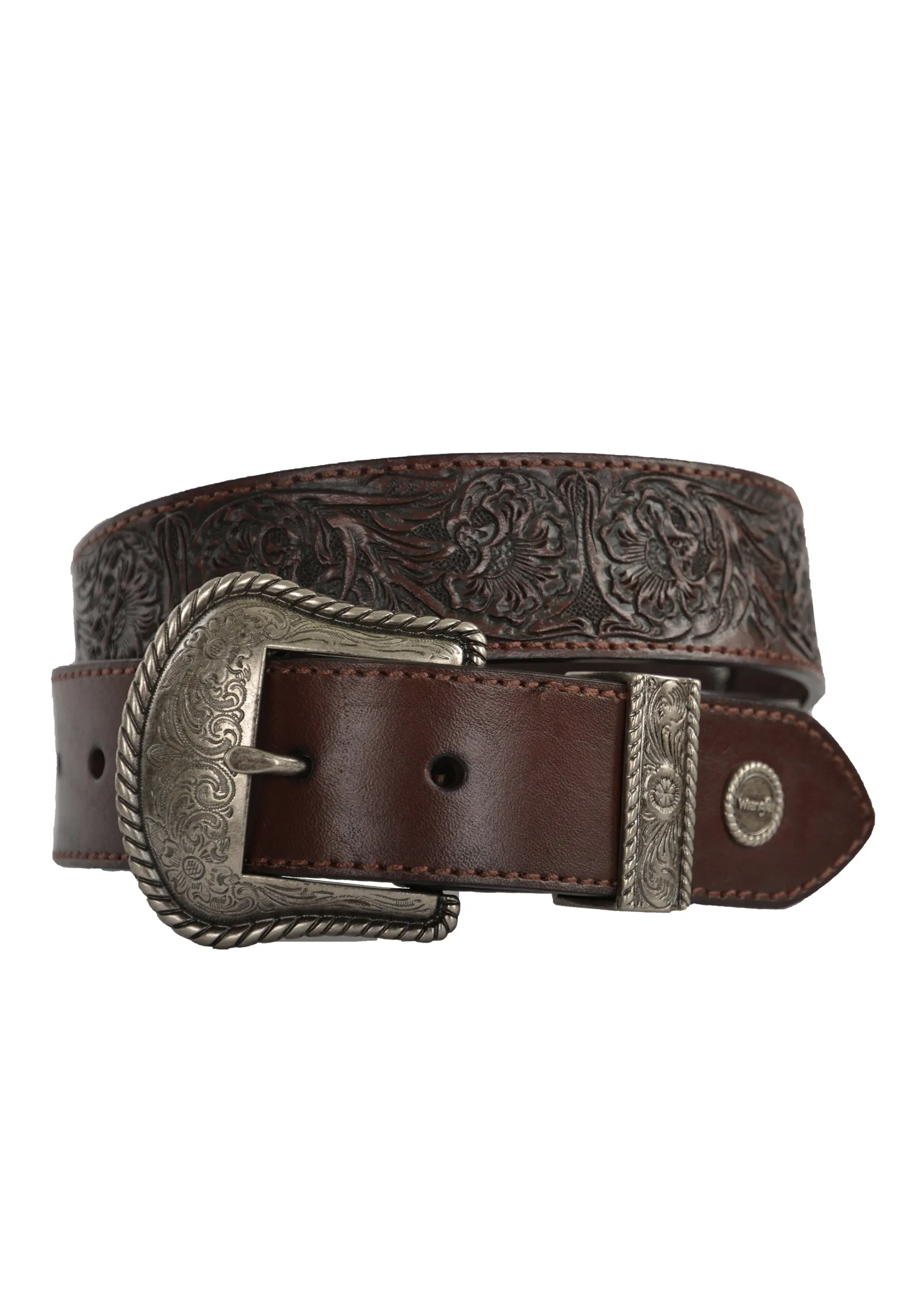 Wrangler Ladies Elaine Belt - Dark Brown.